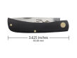 Nóż Case Sod Buster Jr SS Black - 2