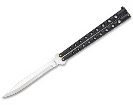 Nóż Albainox 02052-N Butterfly Zamak Black Large
