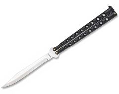 Nóż Albainox 02052-N Butterfly Zamak Black Large