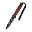 Nóż CIVIVI Fixed Perfrico 14C28N Burgundy G10 - 3
