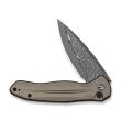 Nóż CIVIVI Button Lock Kitefin Damast Grey Alu - 3