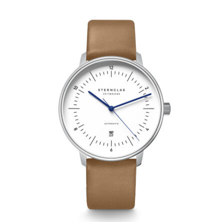 Zegarek Sternglas Naos XL Automatik white, 42mm