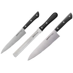 Zestaw 3 noży kuchennych Samura Harakiri 0230B