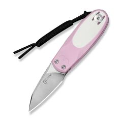 Nóż Civivi Purr Nitro-V Powder Pink & White G10