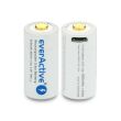 Akumulator everActive CR123A 3V Li-ion 700mAh mUSB - 2