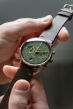 Zegarek Sternglas Hamburg Chrono dark green, 42 mm - 8