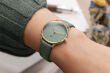 Zegarek Sternglas Naos XS Edition Flora sage, 33mm - 5