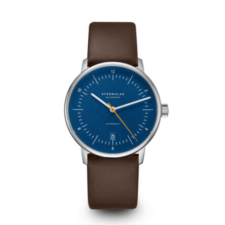 Zegarek Naos Automatik blue orange, 38 mm