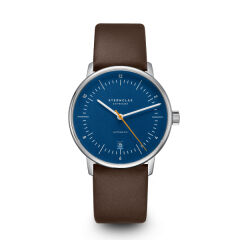 Zegarek Naos Automatik blue orange, 38 mm