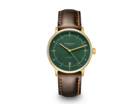 Zegarek Sternglas Naos Automatik green gold, 38 mm