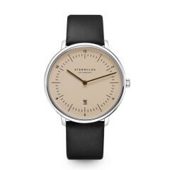 Zegarek Sternglas Naos XL sand brown, 42 mm