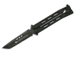 Nóż motylek K25 36215 Balisong Black Serr