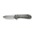 Nóż CIVIVI Button Lock Elementum II Damast CF - 8