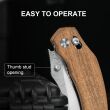 Nóż Kizer Bulldog Mkuruti Wood Nitro-V - 12