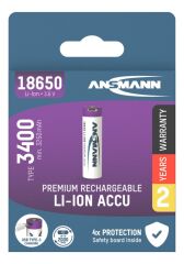 Akumulator Ansmann Li-Ion 18650 typ 3400 z USB-C