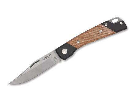 Nóż Mercury Luc Aluminum Canvas Micarta Natural