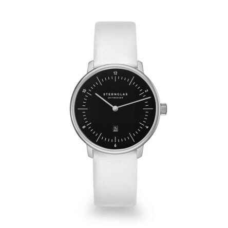 Zegarek Sternglas Naos XS piano black, 33mm quartz
