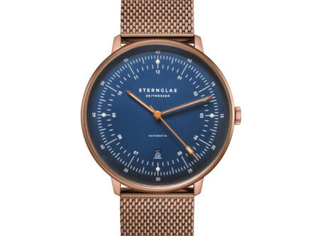 Zegarek Sternglas Hamburg Automatic dark blue, WYP