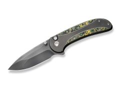 Nóż WE Knife Zizzit Titanium Grey Toxic Storm CF