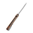 Nóż CIVIVI Button Lock Elementum Brown Micarta - 3