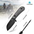 Nóż Kizer Fixed Deckhand Micarta+G10 D2 Black - 10
