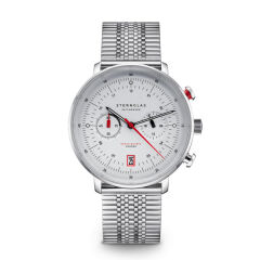 Zegarek Sternglas Hamburg Chrono silver, 42 mm
