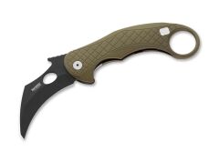 Nóż LionSteel L.E. One Green Chemical Black