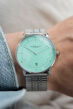 Zegarek Sternglas Naos turquoise silver, 38 mm - 3