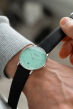 Zegarek Sternglas Naos turquoise silver, 38 mm - 2