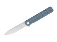 Nóż CobraTec Kuzio G10 Grey Drop Serrated