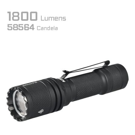Latarka AceBeam P16 Black 1800 lm USB-C