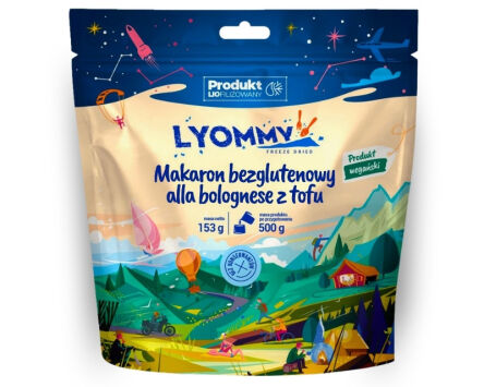 LYOMMY Makaron alla bolognese z tofu 500g