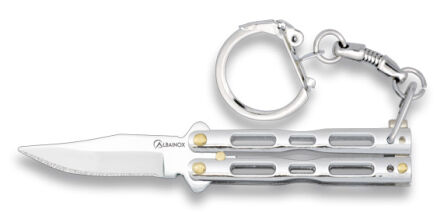Nóż Brelok Albainox 02180-C Balisong Zamak Chrome