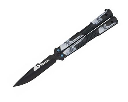 Nóż Albainox 02201 Skull Balisong