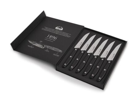 Nóż Due Cigni 1896 Steakmesser Set POM mit Welle