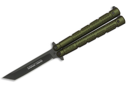 Nóż motylek K25 36249 Balisong Green