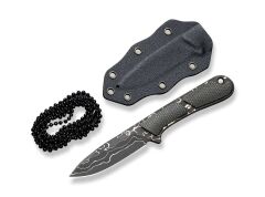 Nóż CIVIVI Mini Elementum Micarta DarkGreen Damast