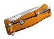 Nóż LionSteel SR22 Aluminium Orange Satin - 2