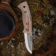 Nóż Helle Berget Beige Canvas Micarta 12C27  - 3
