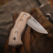 Nóż Helle Berget Beige Canvas Micarta 12C27  - 4