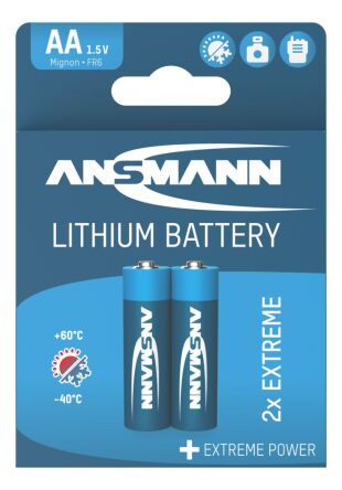 Baterie litowe Ansmann AA / FR6 2 szt.