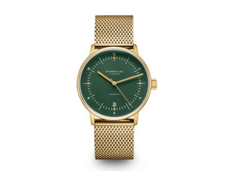 Zegarek Sternglas Naos Automatik green gold, 38 mm