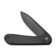 Nóż CIVIVI Button Lock Elementum All Black G10 - 4
