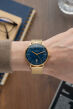 Zegarek Sternglas Hamburg darkblue gold, 42 mm - 2