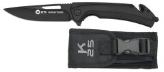 Nóż K25 25236 Tactical Black G10
