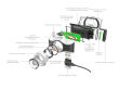 Latarka Ledlenser MH7 black/grey - 2