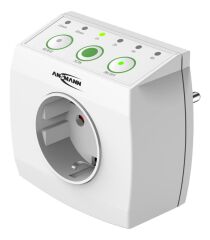 Programowane gniazdo Ansmann AES1.3, białe, 230V