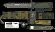 Nóż K25 32134 Thunder II Camo - 2