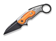 Nóż WE Knife Yardbird Titanium Grey G10 Orange