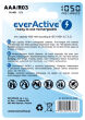 Akumulatorki everActive R03/AAA 1050 mAh, 4 szt. - 2